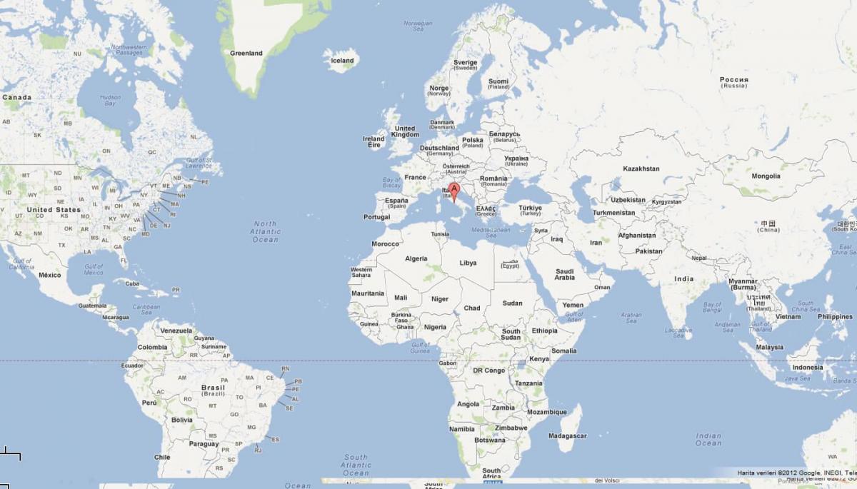 Harta Vaticanului locație de pe