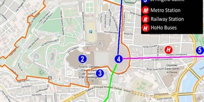 Intrarea la muzeul Vatican hartă